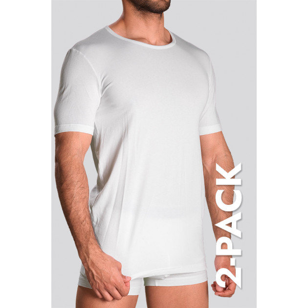 Schiesser 95/5 Organic Cotton T-Shirt 2-Pack 997 - Yourunderwearstore