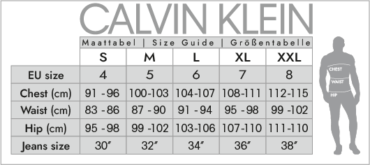 Descubrir 42+ imagen calvin klein underwear size guide - Thptnganamst ...